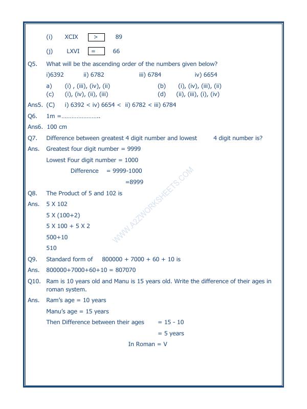 A2ZWorksheets:Maths-Numbers-Knowing Our Numbers-04