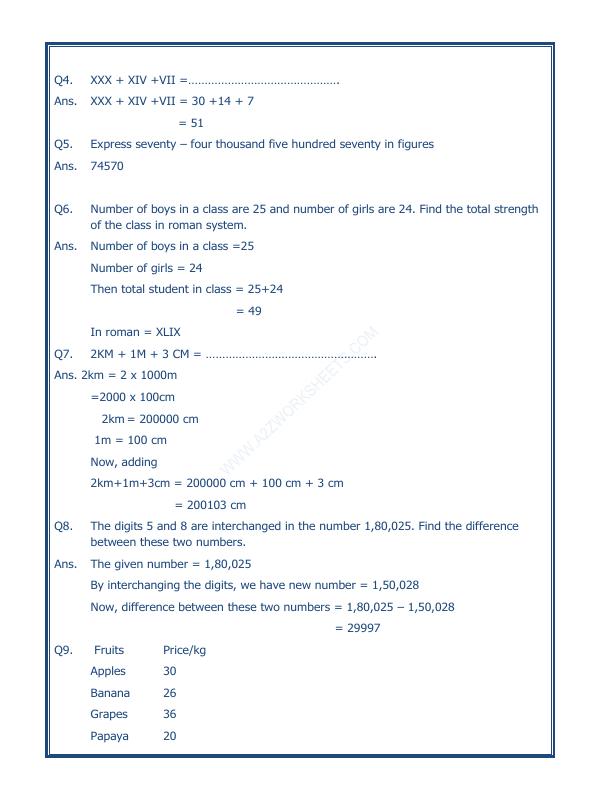 A2ZWorksheets:Maths-Numbers-Knowing Our Numbers-05