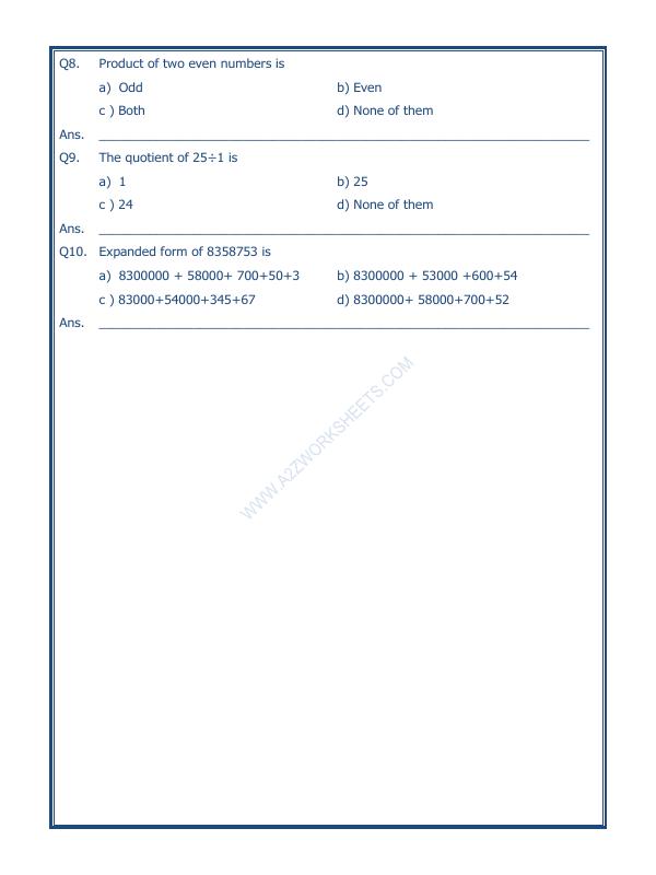 A2ZWorksheets:Maths-Numbers-Whole Numbers - 02