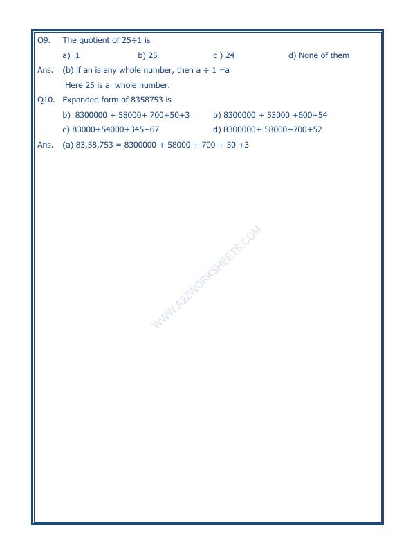 A2ZWorksheets:Maths-Numbers-Whole Numbers - 02