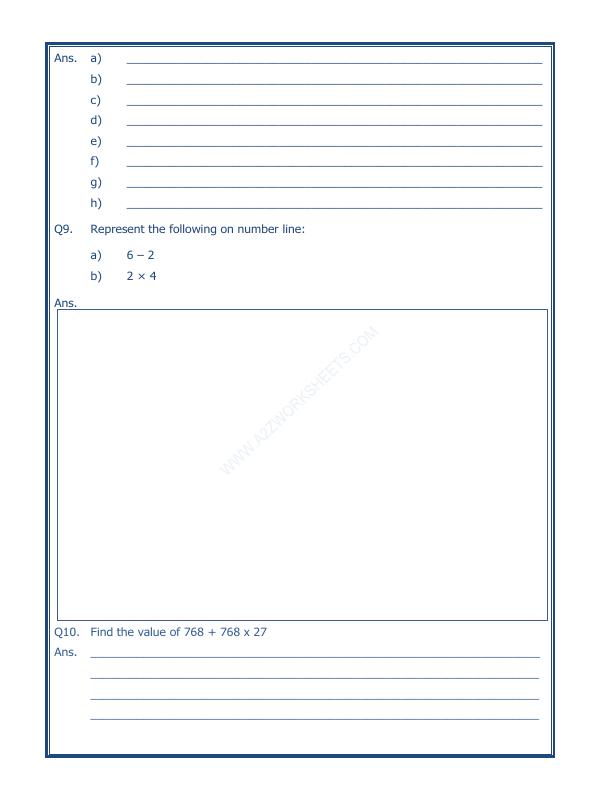 A2ZWorksheets:Maths-Numbers-Whole Numbers - 06