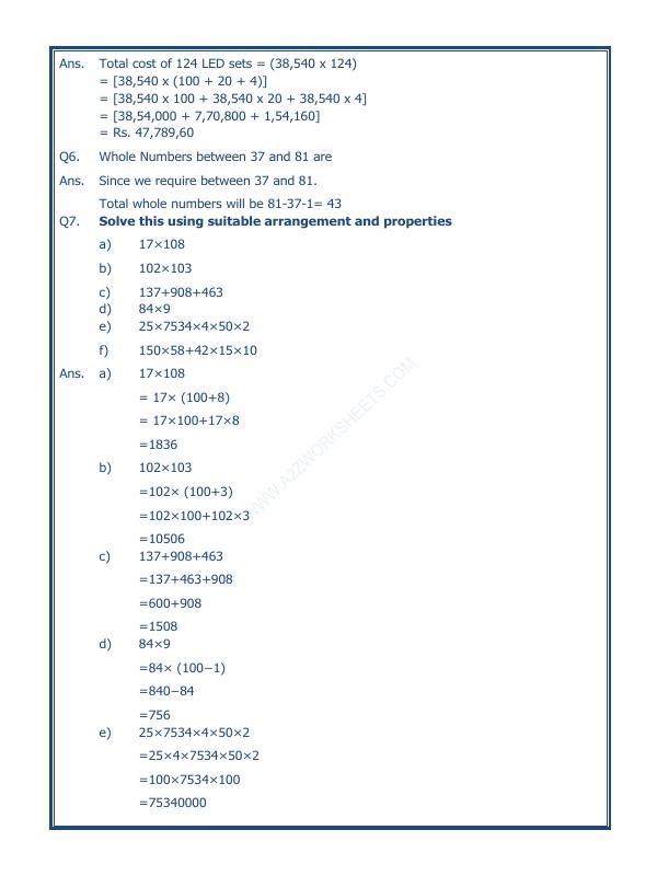 A2ZWorksheets:Maths-Numbers-Whole Numbers - 07