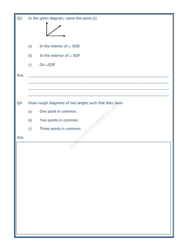 A2ZWorksheets:Maths-Geometry-Basic Geometrical Ideas-04