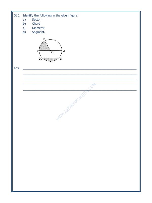 A2ZWorksheets:Maths-Geometry-Basic Geometrical Ideas-04