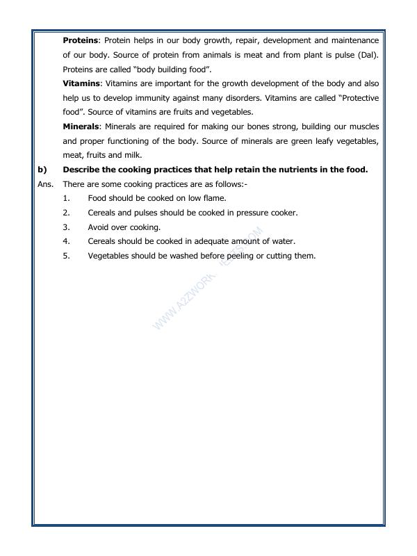 A2ZWorksheets:Science-Basic Necessities-Components Of Food-01