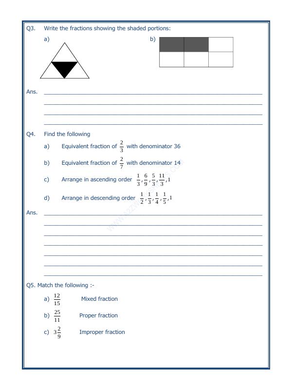 A2ZWorksheets:Maths-Fractions-Fractions - 03