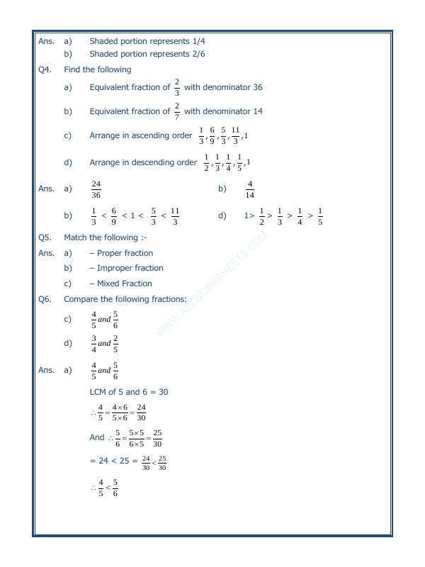 A2ZWorksheets:Maths-Fractions-Fractions - 03