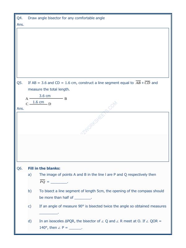 A2ZWorksheets:Maths-Geometry-Practical Geometry-01