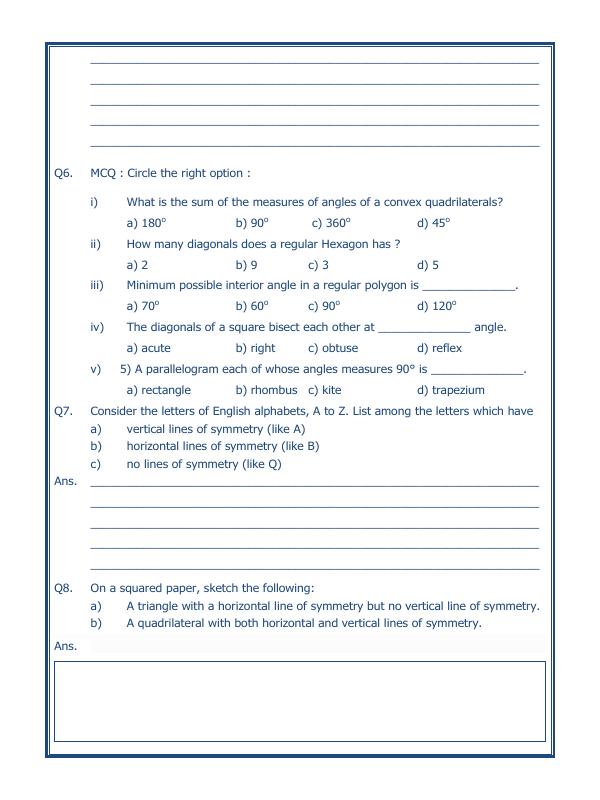 A2ZWorksheets:Maths-Geometry-Practical Geometry-02