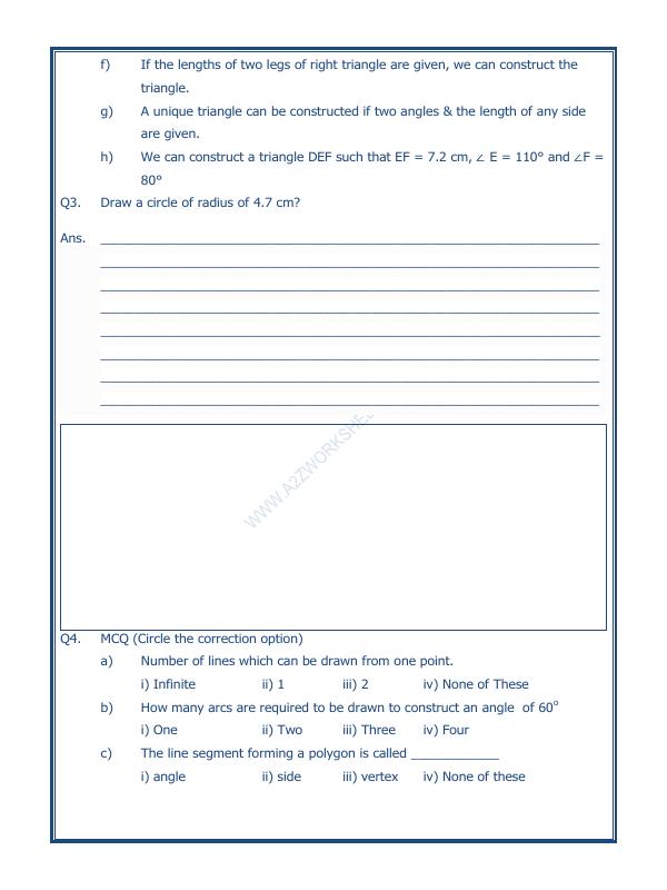 A2ZWorksheets:Maths-Geometry-Practical Geometry-03