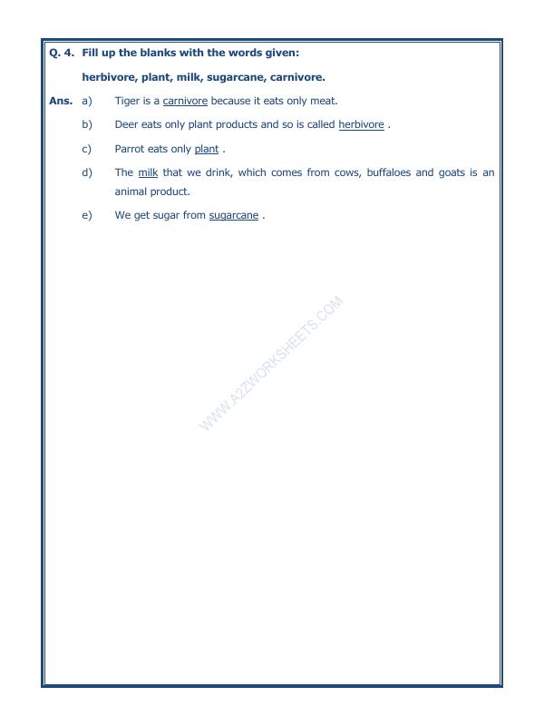 A2ZWorksheets:Science-Basic Necessities-Food Where Does It Come From-02
