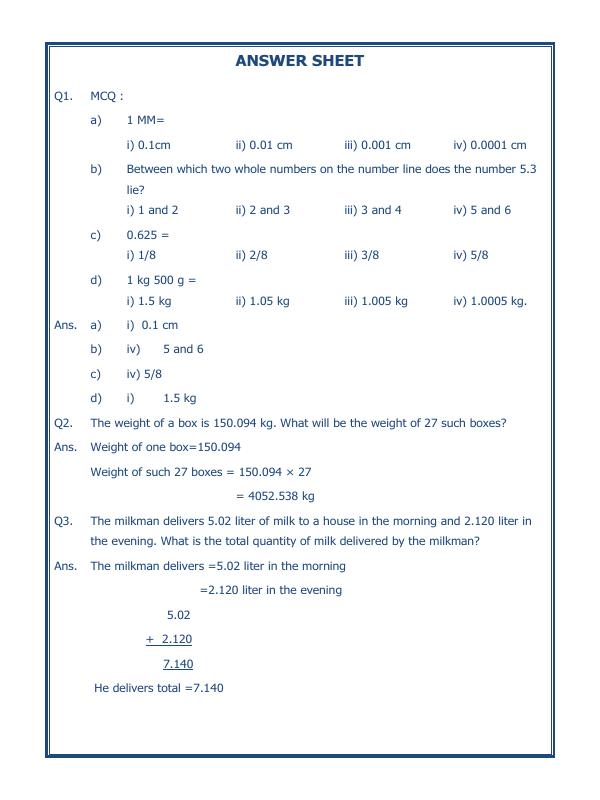A2ZWorksheets:Maths-Decimals-Decimals - 04