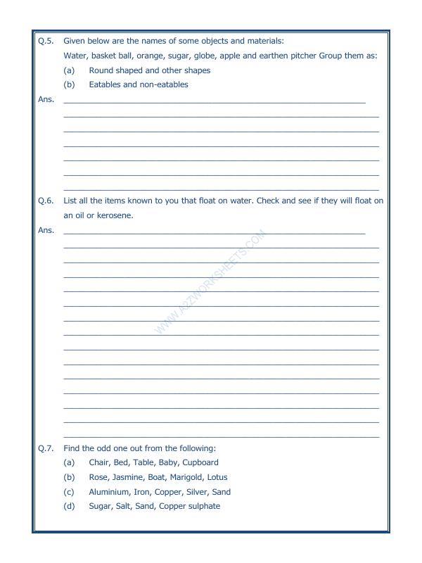 A2ZWorksheets:Science-Metals and Non-metals-Sorting Materials Into Groups-01