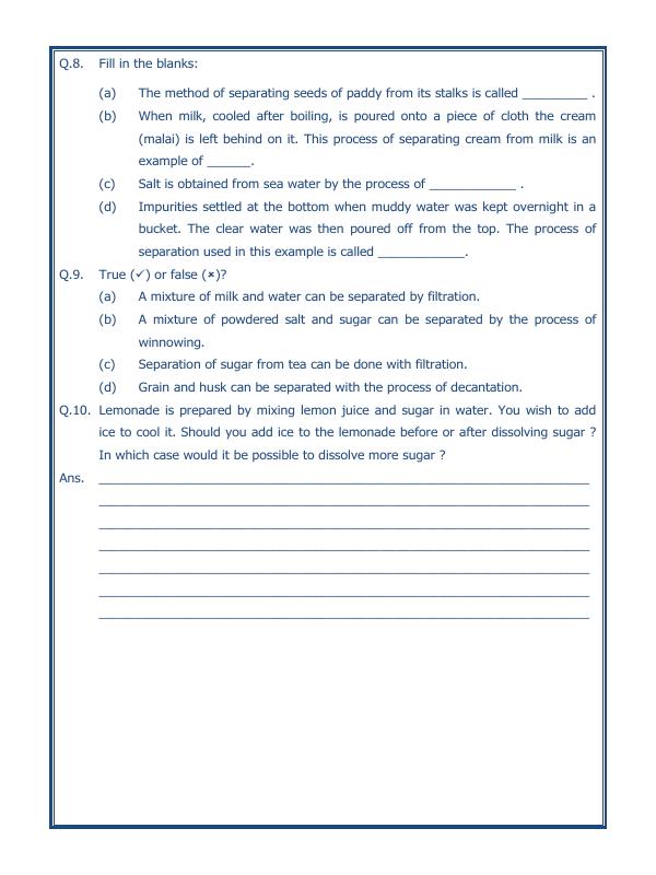 A2ZWorksheets:Science-Metals and Non-metals-Separation Of Substances-01
