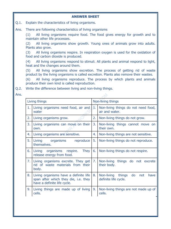 A2ZWorksheets:Science-Environment And Our Surroundings-The Living Organisms And Their Surroundings-03