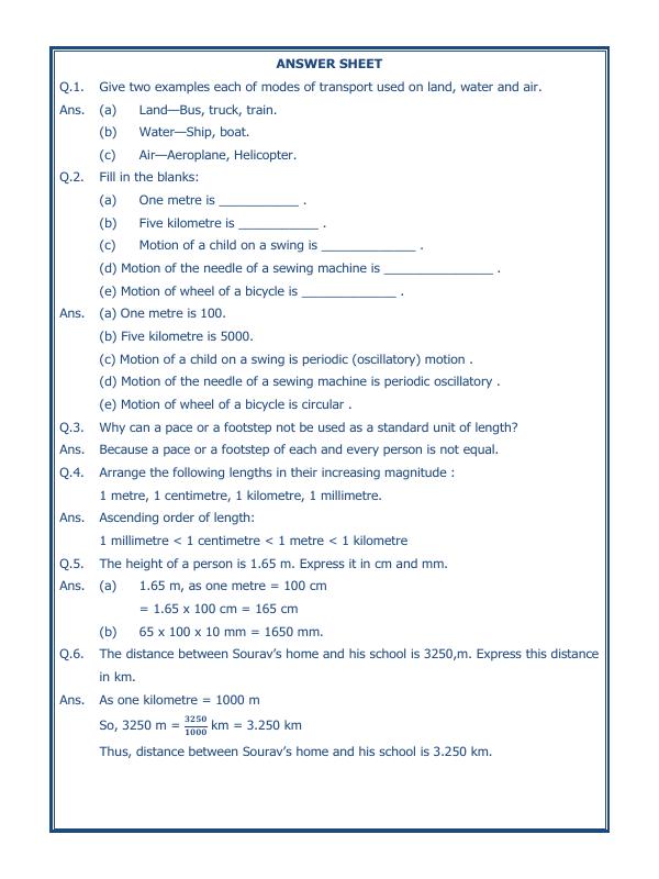 A2ZWorksheets:Science-Motion and Measurement of Distances-Motion And Measurement Of Distances-01