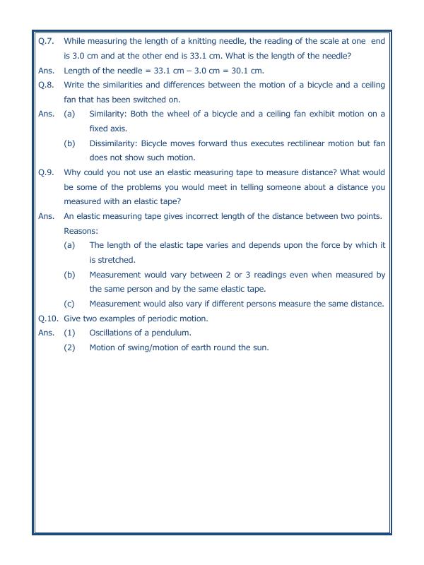 A2ZWorksheets:Science-Motion and Measurement of Distances-Motion And Measurement Of Distances-01
