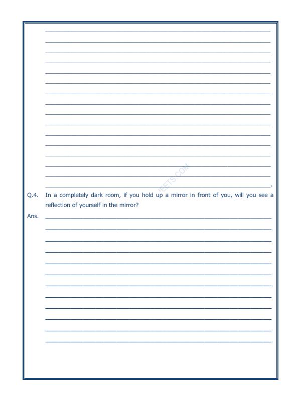 A2ZWorksheets:Science-Light,Shadows And Reflection-Light Shadows And Reflection-01