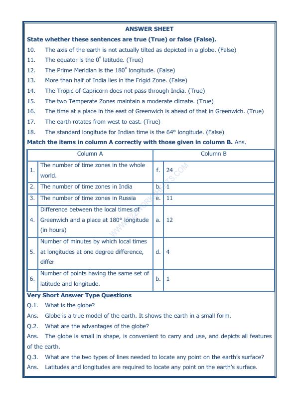 A2ZWorksheets:General Awareness-Maps and Directions-Globe Latitudes And Longitudes-03