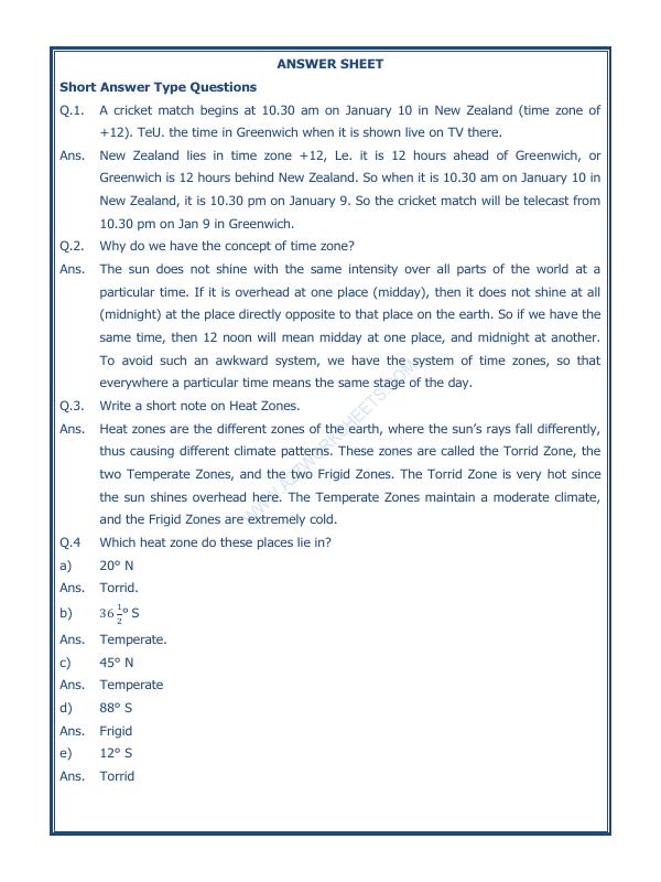 A2ZWorksheets:General Awareness-Maps and Directions-Globe Latitudes And Longitudes-04