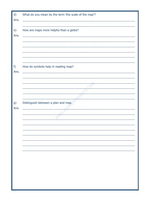 A2ZWorksheets:General Awareness-Maps and Directions-Maps-01