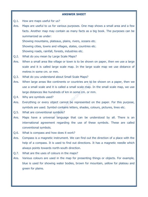 A2ZWorksheets:General Awareness-Maps and Directions-Maps-04