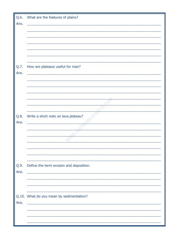 A2ZWorksheets:General Awareness-India and Its Neighbouring Countries-Our Country India-04