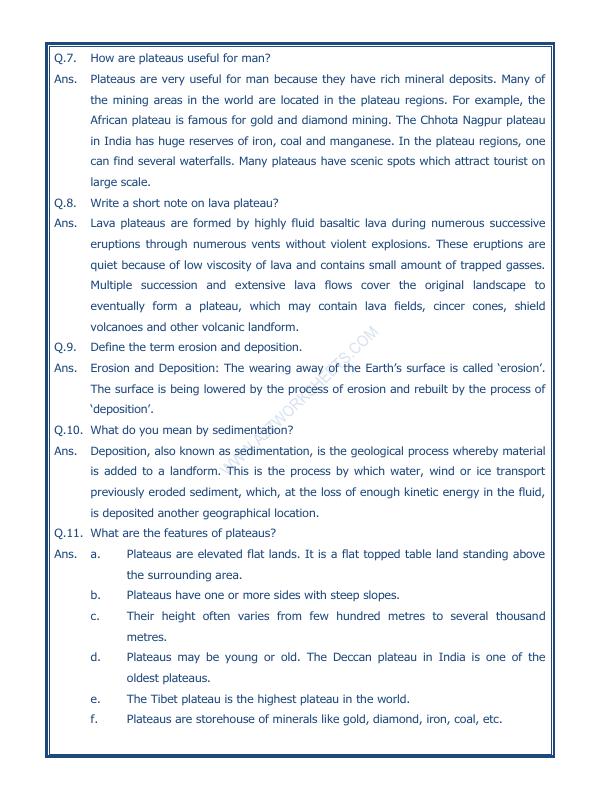 A2ZWorksheets:General Awareness-India and Its Neighbouring Countries-Our Country India-04