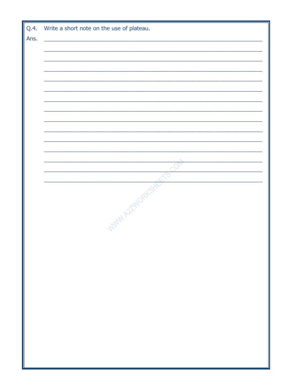 A2ZWorksheets:General Awareness-India and Its Neighbouring Countries-Our Country India-05