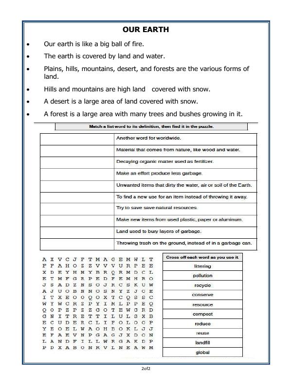 A2ZWorksheets:Science-Planets-Heavenly Bodies