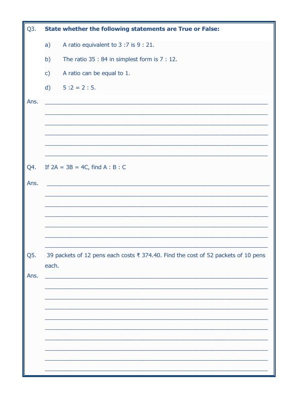 A2ZWorksheets:Maths-Measurement-Ratio Proportion And Unitary Method-08