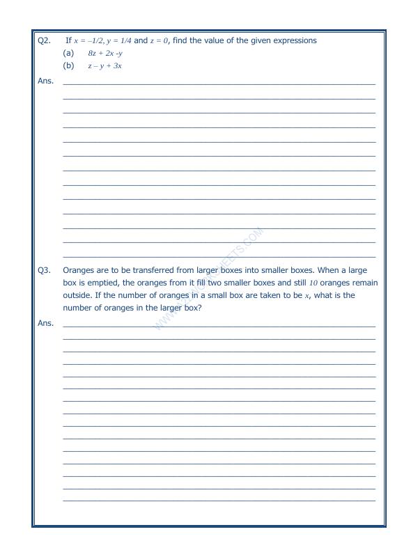 A2ZWorksheets:Maths-Algebra-Algebra-04