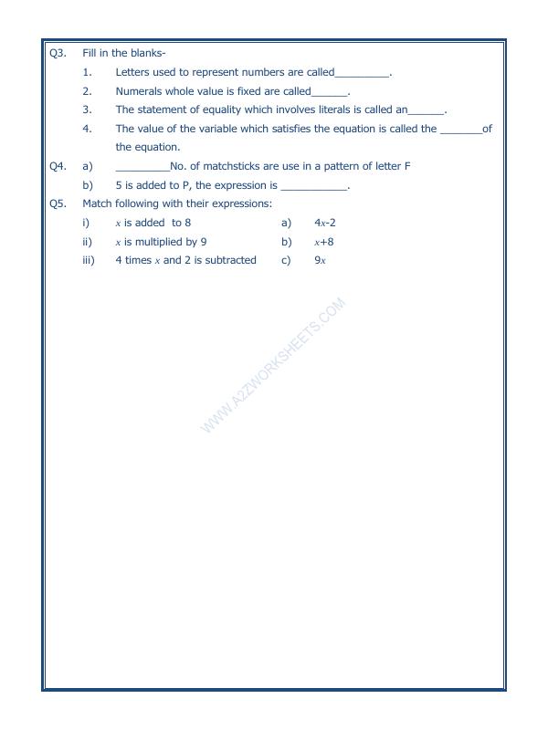 A2ZWorksheets:Maths-Algebra-Algebra-05
