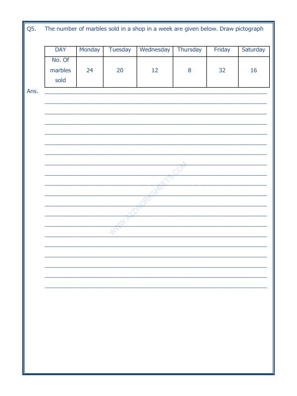 A2ZWorksheets:Maths-Data Handling-Data Handling-01