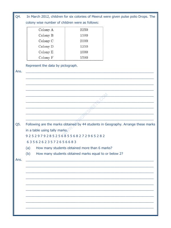 A2ZWorksheets:Maths-Data Handling-Data Handling-02