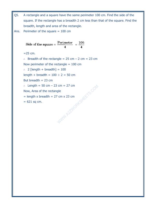 A2ZWorksheets:Maths-Geometry-Mensuration-08