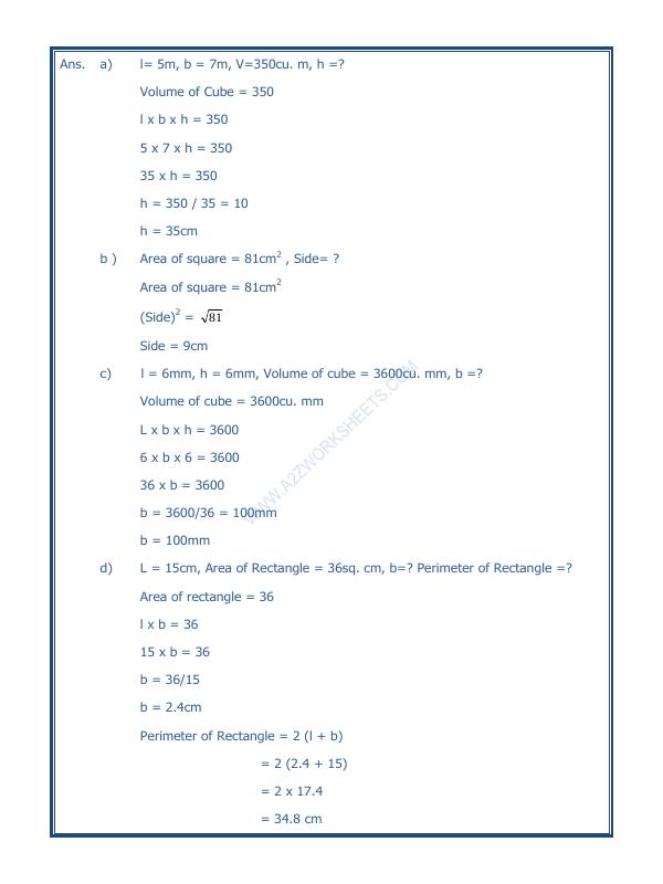 A2ZWorksheets:Maths-Measurement-Area, Volume and Perimeter-01