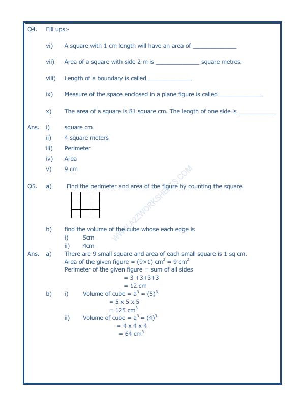 A2ZWorksheets:Maths-Measurement-Area, Volume and Perimeter-02