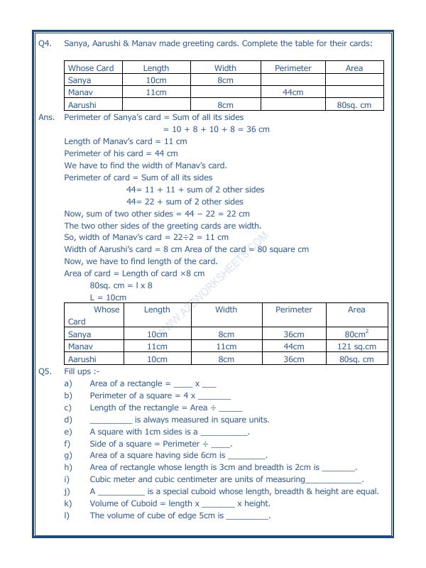 A2ZWorksheets:Maths-Measurement-Area, Volume and Perimeter-03