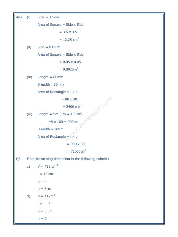 A2ZWorksheets:Maths-Measurement-Area, Volume and Perimeter-04