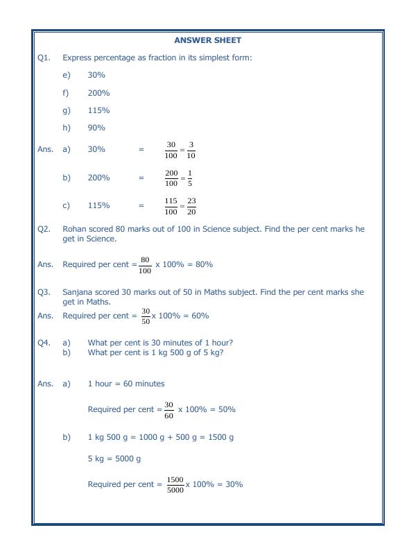 A2ZWorksheets:Maths-Percentage-Percentage-03