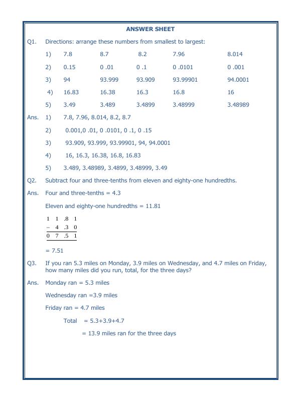 A2ZWorksheets:Maths-Decimals-Decimals-02