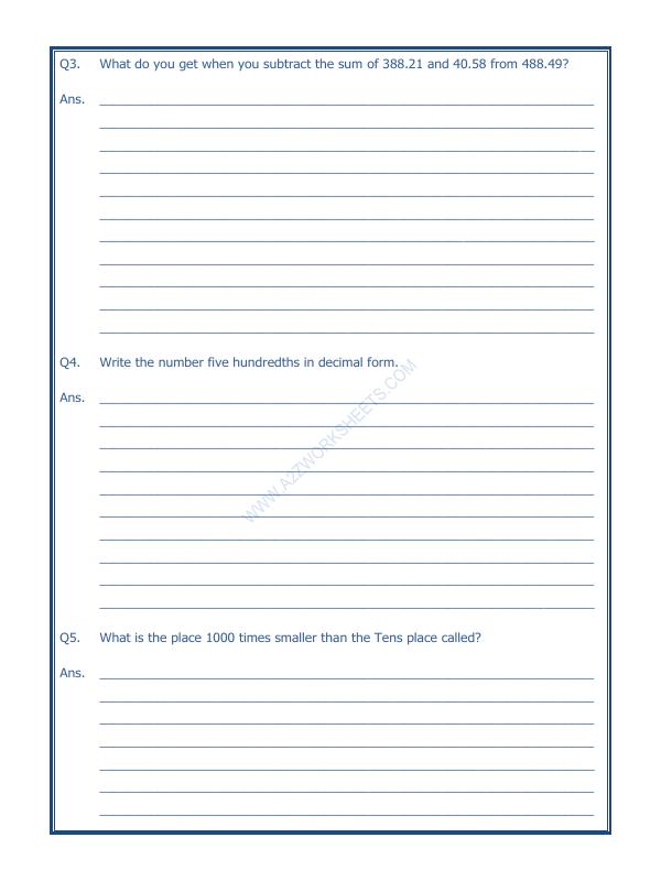 A2ZWorksheets:Maths-Decimals-Decimals-07