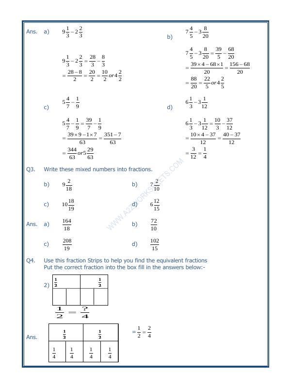 A2ZWorksheets:Maths-Fractions-Fractions-04