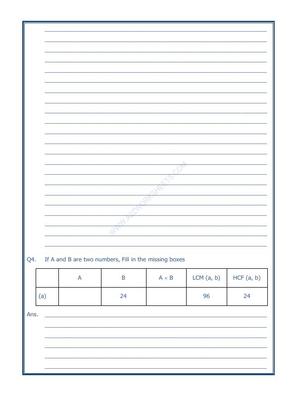 A2ZWorksheets:Maths-LCM and HCF-Hcf and Lcm-02