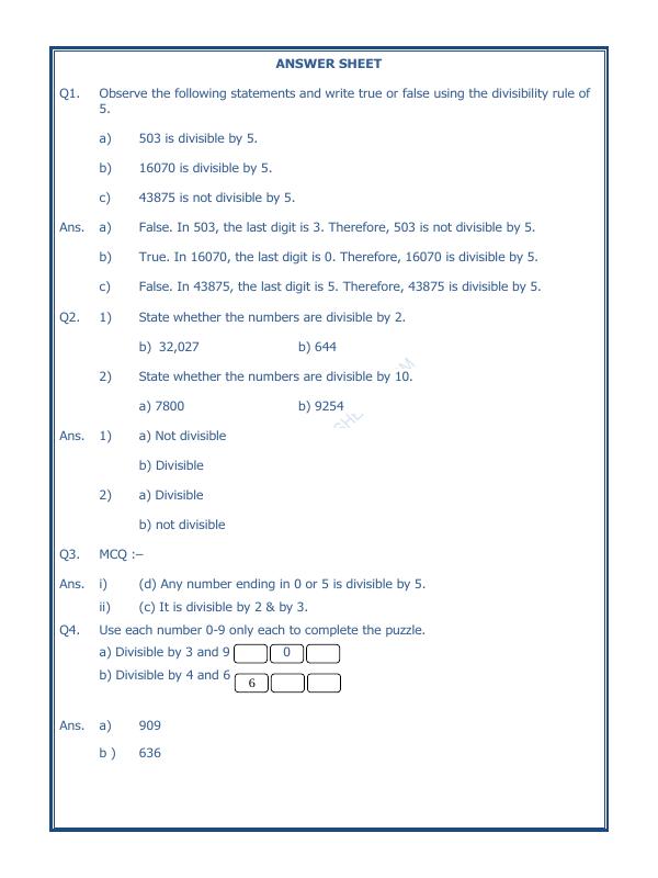 A2ZWorksheets:Maths-Division-Test Of Divisibility-02