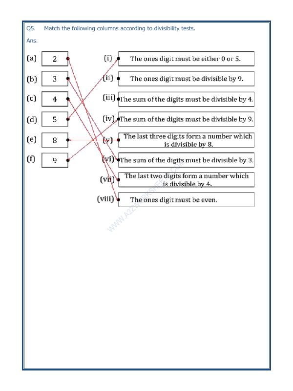 A2ZWorksheets:Maths-Division-Test Of Divisibility-02