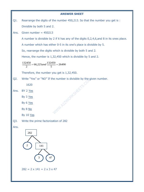 A2ZWorksheets:Maths-Division-Test Of Divisibility-03