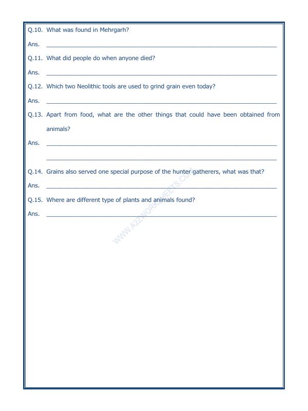 A2ZWorksheets:General Awareness-Culture and Tradition-From Gathering To Growing Food-04