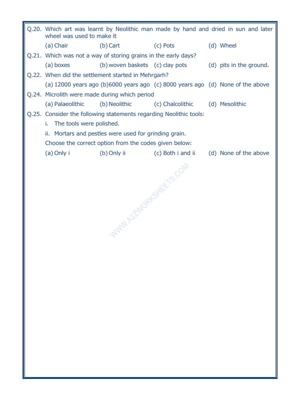 A2ZWorksheets:General Awareness-Culture and Tradition-From Gathering To Growing Food-07